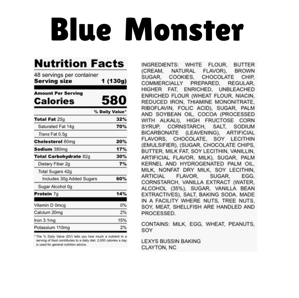 Blue Monster Cookie